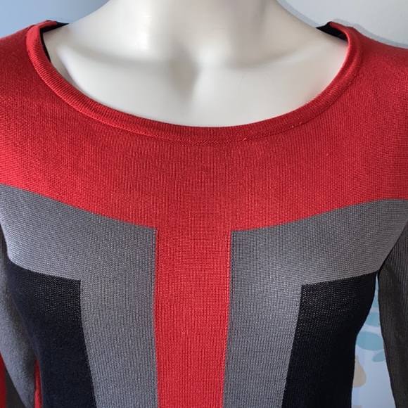 4/$20 Suzy shier sweater top. Dress up or dress down! This top is so versatile! - Picture 2 of 5